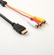 機上盒轉aⅴ線 HDMI轉AV高畫質線DVD電視VCD接轉換高清RCA三色hdim