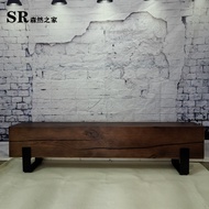 Nordic Solid Wood TV Cabinet Bench Shoe Changing Bench Clothing Store Display Bench Homestay Hotel P