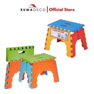 Rumadeco Children's Stool Chair Folding Portable Thick Plastic | Foldable Chair