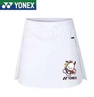 YONEX กางเกงฟิตเนสกระโปรงกระโปรงกีฬากระโปรงเทนนิสปลอม2ชิ้นสำหรับผู้หญิงใส่ฤดูร้อนวิ่งแห้งเร็ว