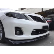 Toyota Corolla Altis 2012 bodykit front lips skirt