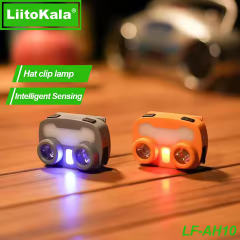 LiitoKala LED Wick LH-AH10 Headlight cap clip lamp with Rechargeable 1000mAh Battery and Type-C Char
