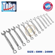 TOHO Combination Spanner Wrench SIZE 7 - 22MM ( Chrome Plated )