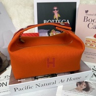 Hermès BRIDE A BRAC 火焰橙(9J) 帆布 小號