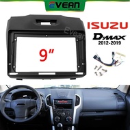 Isuzu D-Max casing 9inch Android Player Panel Frame For Dmax Mux 2012-2019 with Plug and play Socket