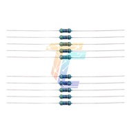10pcs 5 band 4.7k ohms resistor 0.25w 1/4W Metal Film Resistor Kit 1% Resistor for pcb breadboard ar