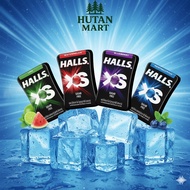 [Low Calorie] HALLS XS mentholyptus watermelon Lime Blueberry Sugar Free Candy 12g - No Added Sugar,
