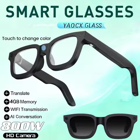 2026 New AI SmartGlasses 800W HD Camera AI Translation Shooting Everything Recognition 4GB Storage 3