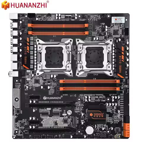HUANANZHI X79 placa base, Dual, 8D, X79, CPU, Dual, LGA, 2011 Xeon E5 DDR3 1333/1600/1866MHz 256GB M