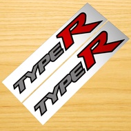 Honda Civic Type R FD2 Decals Sticker Auto Door Vinyl Body Wrap Decoration Reflective Customizable C