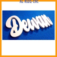 Custom 3D Wording / Font / Jawi / Mandarin / Number For Logo / Signage - Material PVC Foam board For