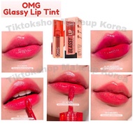 OMG OH MYNGLAM Glassy Lip Tint 2gr || Lip Tint Warna Intens Tahan 12 Jam || Skincare Infused & Hyalu