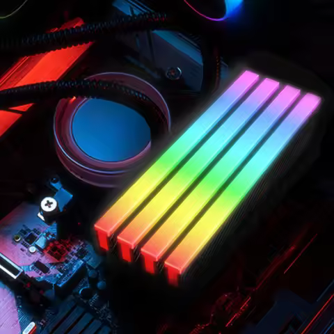 High Performance RAM Heatsink Aluminum Memory Cooler with RGB Support 5V ARGB for DDR2 DDR3 DDR4 DDR