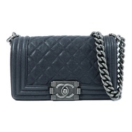 CHANEL 牛皮皮革Boy 20鏈帶肩背袋