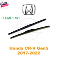 1 Pair Honda CRV G5 2017-2022 Wiper Blade 26"+16" CR-V Gen 5 Rubber Wipers