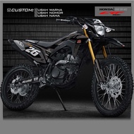 DECAL CRF 150 L Sticker decals CRF 150 L Sticker decal CRF A02