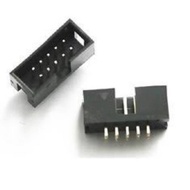 IDC male socket 2 x 5 pin male pin idc socket