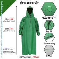 Áo Mưa 1 Người Cao Cấp Bít Người Che Bàn Tay ( Áo Mưa Ích Kỷ Thời Trang Dài Liền Thân Đi Xe Máy Tiện