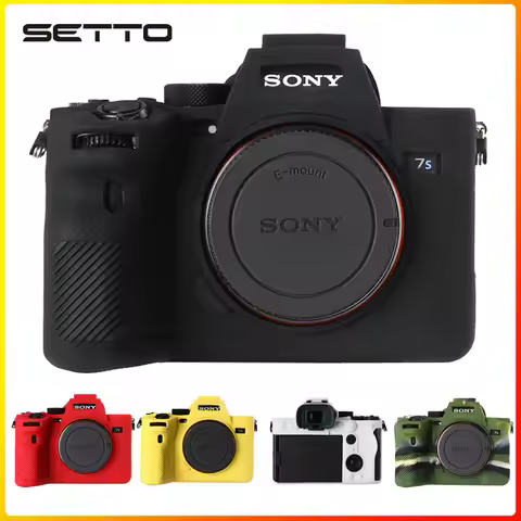SETTO A7 III IV Silicone Rubber Camera case Protective Body Cover Skin bag for Sony A7RII A7 III a7I