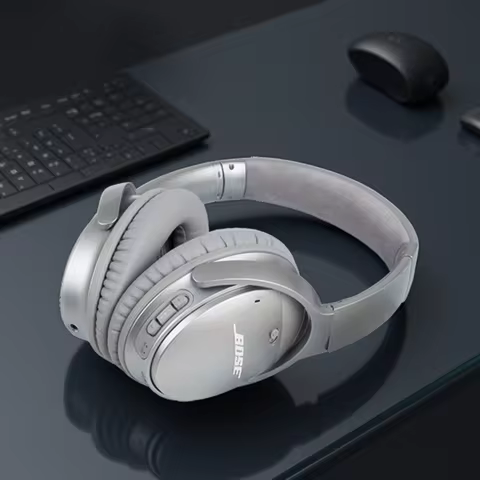 High Quality Headband Cushion and Ear Pads Replacement for Bose Quiet Comfort 25 35 (QC25 QC35) and 