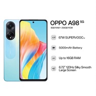 [New] OPPO A98 5G 8/256GB จอใหญ่ 6.72" 120Hz ชาร์จไว 67W SUPERVOOC ศูนย์ไทย 24Phone