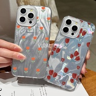 New For SAMSUNG Silver Feather Hologram and Watery Texture A14 4G / 5G / A14 LITE / A20 / A30 / A205