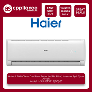 Haier 1.5HP Clean Cool Plus Series (w/3M Filter) Inverter Split Type Aircon HSU-12TSP13(DC)-SC