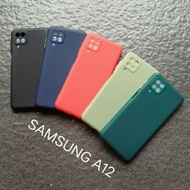 Soft Case Samsung A12 . M12 macaron presisi softcase Silikon soft