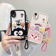 casing  iphone xr Handmade leather patterned phone case for iphone xr case