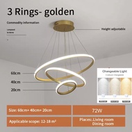 Lampu Gantung Minimalis Modern RUANG TAMU - Lampu Gantung LED 3 Ring