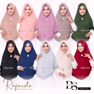 ABS132 - Jilbab Khimar Instan Syari Plisket Rafanda Ori Billy