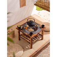 W-8&amp; Warm Pot Stove Tea Table Household Outdoor Rural Carbon Fire Barbecue Grill Solid Wood Winter Heating Stove Charcoa