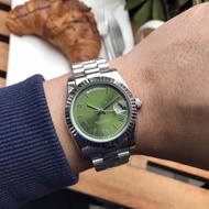 Trendy Exquisite Rolex Day-Date Sports Leisure Automatic Mechanical Watch Luxury Wrist Watch Green D