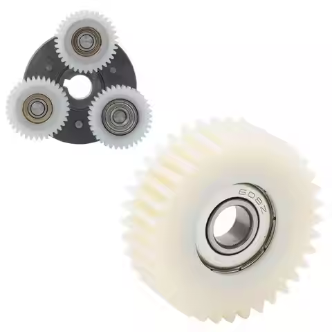 38/47.5mm 36 Teeth Gear Ebike Gearbox Electrical Bike Motor Clutch Nylon Teeth Gear for 250W 350W 50