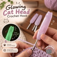 [SG Ship] Cat Head Crochet Hook Qi Zhen Fang 七针坊钩针猫5th Gen | Comfort To Use | 5 Sizes (2.0mm - 4.0mm