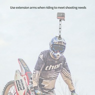 Aluminium Extension Arm Metal Pole Mount Helmet Bracket for GOPRO Hero 9/Insta360 One R Action Camera