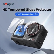 For DJI Osmo Action 5 Pro Tempered Glass Front Rear Screen Protector Lens Protective Film for DJI Ac