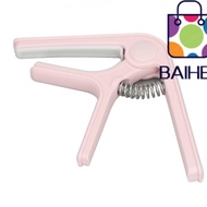 BAIHEE ​Guitar Capo​, ABS Pink/Light green/Black/White ​Spring Capo​, Convenient ​Even Pressure ​Beg