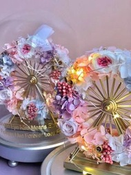 情人節🎡夢幻摩天輪🎡雙面永生花燈飾禮盒