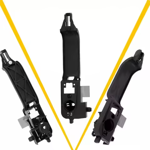 1Pair Front Door Handle Base For Ford Focus 2000-2007 FL:6S4Z-5426685-C FR:6S4Z-5426684-E Exterior D