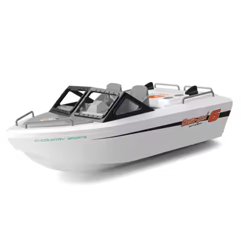 MACH-Brushless 2.4G Remote Control Rc Boat 1/12 Scale Jet High Speed Racing Model Electric Go Kart S