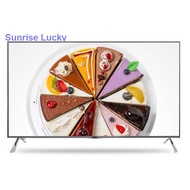 ∈❃๑55 65 75 85 Inch 4k led display monitor screen + WIFI television Smart Android LED grobal version television TV