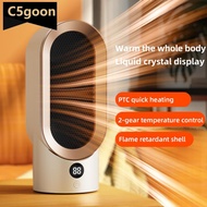 C5GOON EU/US/UK Mini Electric Warm Air Heater Fan Safe PTC Ceramic Heating Auto Shut-off Portable Wi