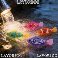 LAYOR1GG Electric Simulation Fish, Inductive Glow Electric Swimming Fish Toy, High Quality Electroni