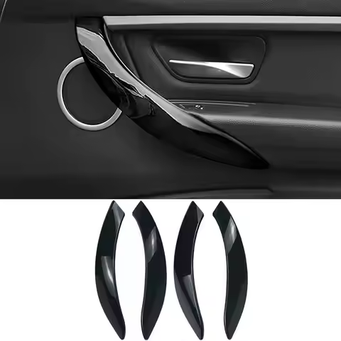 Car Interior Door Handle for BMW 3 4 Series 3GT F34 F36 F30 2013-2018 Replace Cover Piano Black 320i