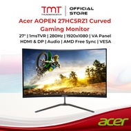 Acer AOPEN 27HC5RZ1 27" Curved Gaming Monitor | 1msTVR | 280Hz | 1920x1080 |  VA Panel  | HDMI & DP 