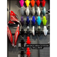 MUDGUARD CUSTOM MAGIC BOY RS150 RSX150 BLACK RED PINK GREY BLUE CRYSTAL GREY CRYSTAL WHITE PURPLE