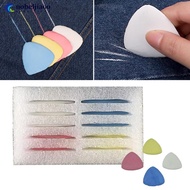 【READY STOCK】NOBELJIAOO 10Pcs Colorful Erasable Tailors Chalk Fabric Leather Sewing Marker Clothing 