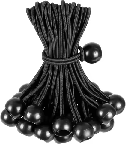 Hot Sale High Strength Elastic Black Jumping Bungee Cord with Ball Sports & Entertainment Rope