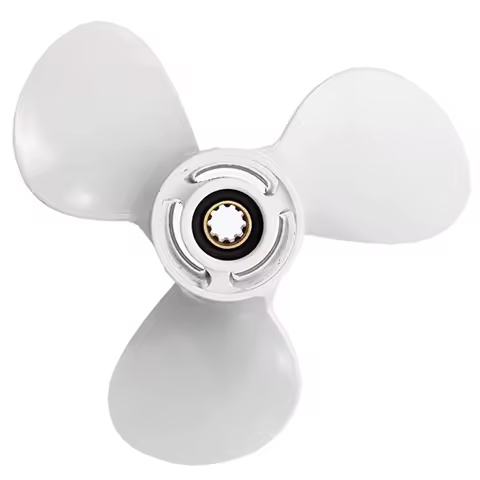 AB56-9-7/8 X 12 Marine Outboard Propeller Parts For 20-30HP 664-45954-01-EL Aluminium Alloy Marine P